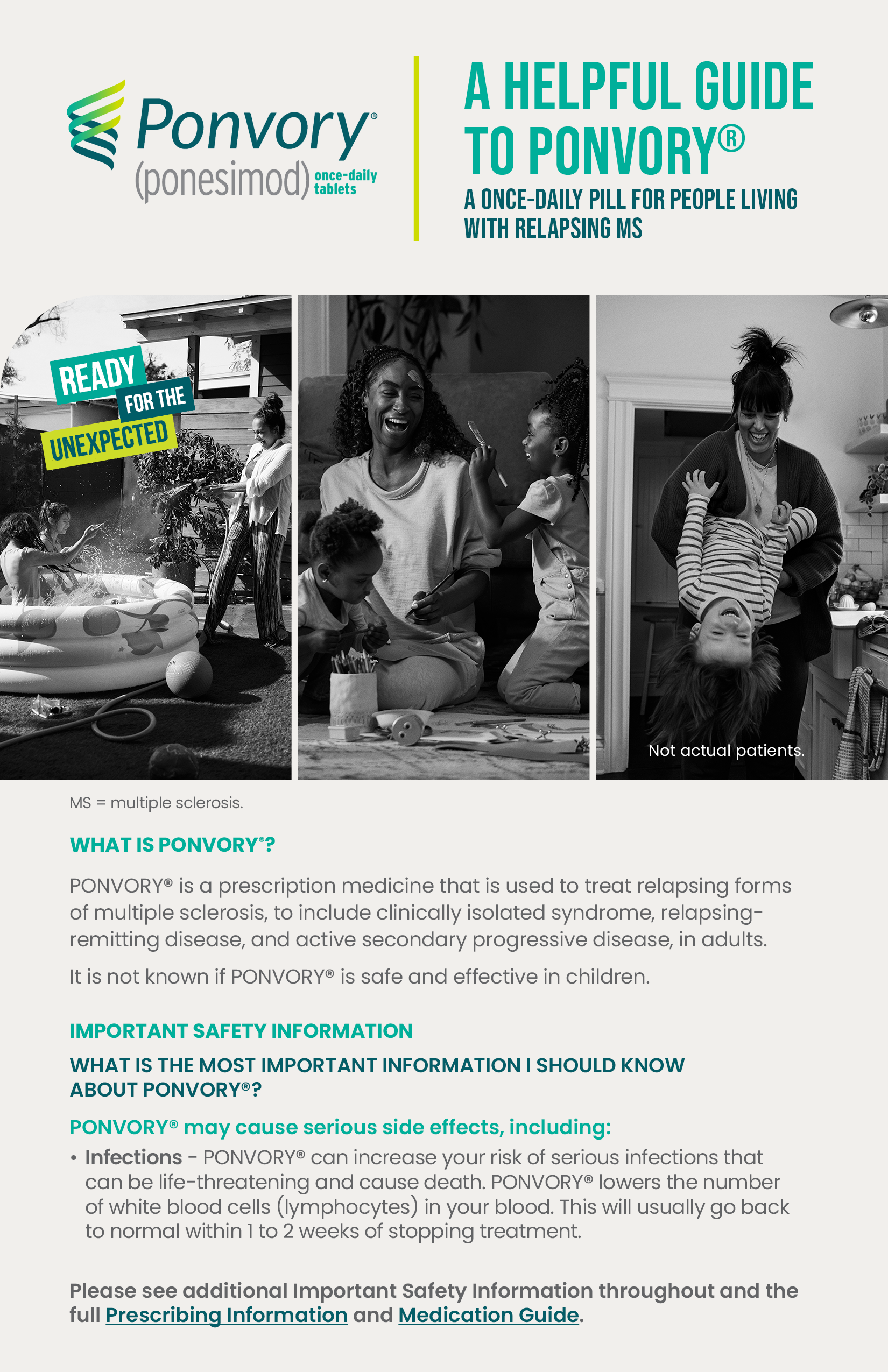 PONVORY® Patient Brochure: A Helpful Guide to PONVORY®